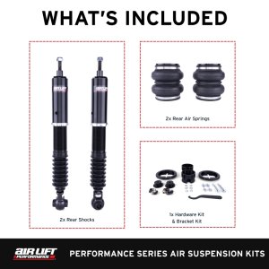 Toyota Camry Air Suspension Kit - Rear - Air Lift - Air Lift Performance - `18-`25